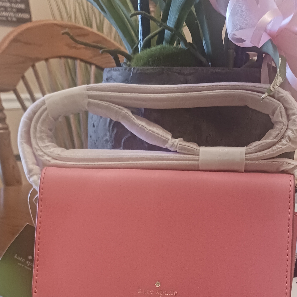 Kate Spade Caroline Coral Pink Crossbody Bag